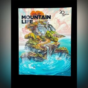 Blue Mountain Life Graphic Art Print